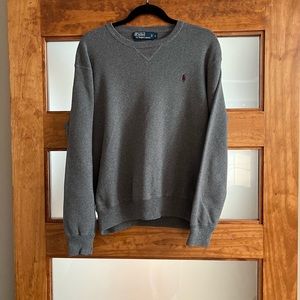 Polo Ralph Lauren cotton sweater gray large